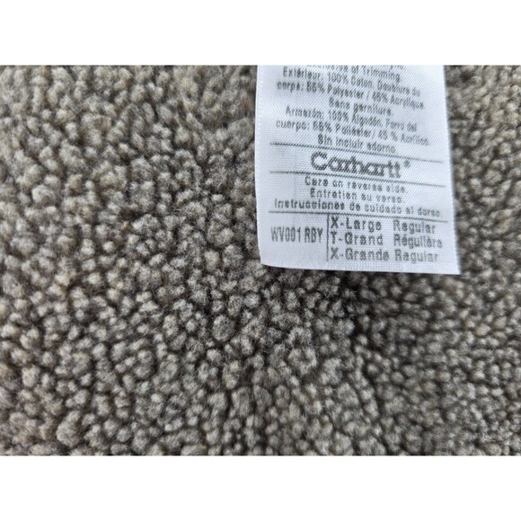 Carhartt WV001 RBY Vest Womens X Large Raspberry Pink Sherpa Lined Canvas Work - Picture 11 of 14